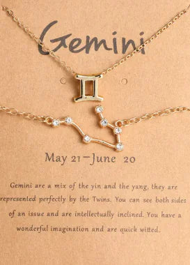 Stjernetegn smykkesett