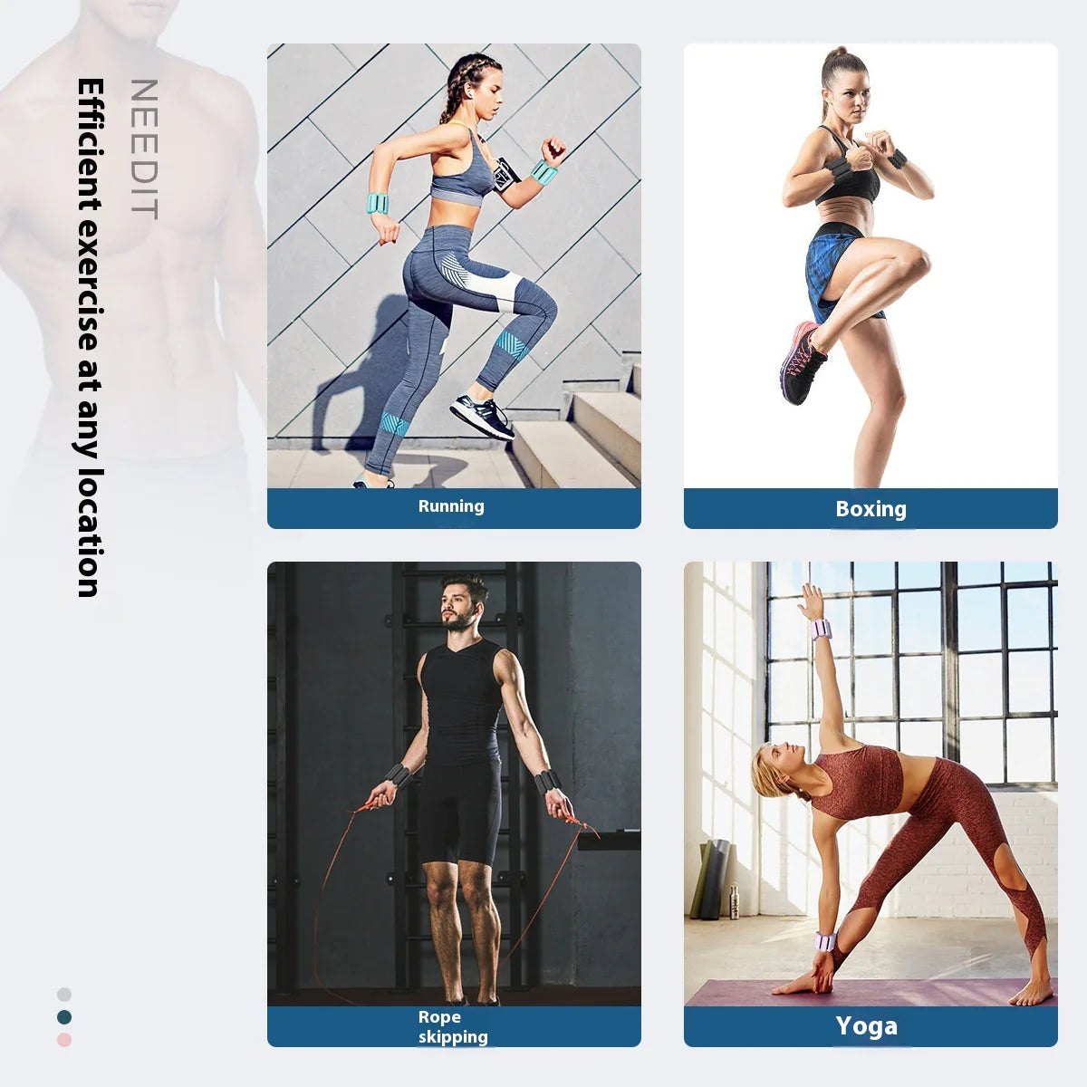 Vektarmbånd i silikon