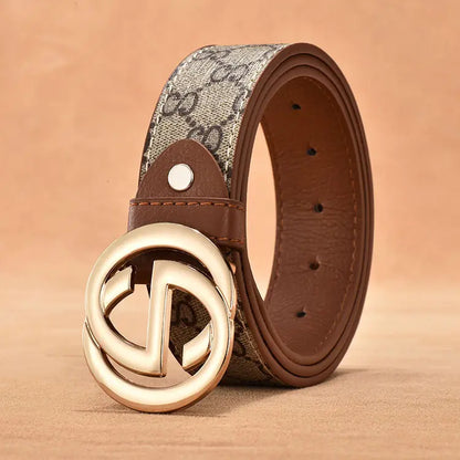 Stilfullt skinnbelte