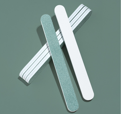 Hvit & grønn poleringsfil