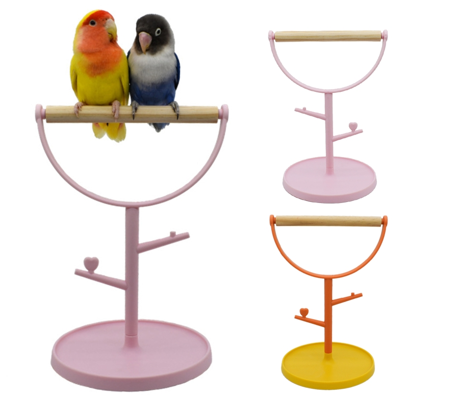 Fargerikt fuglestativ