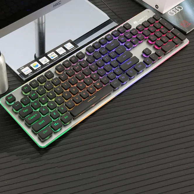 Tastatur med led-lys