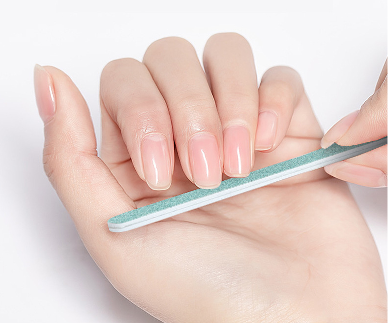 Hvit & grønn poleringsfil