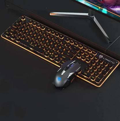 Tastatur med led-lys