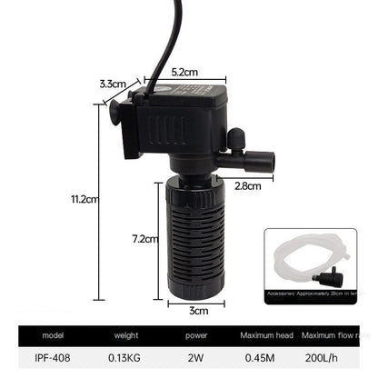 3-i-1 Akvariumsrenser