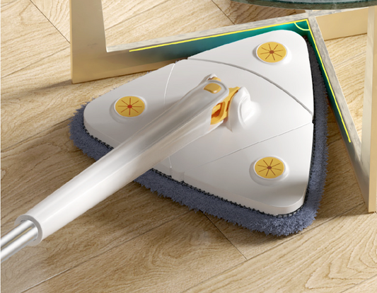 Selvrengjørende triangelmopp med kluter