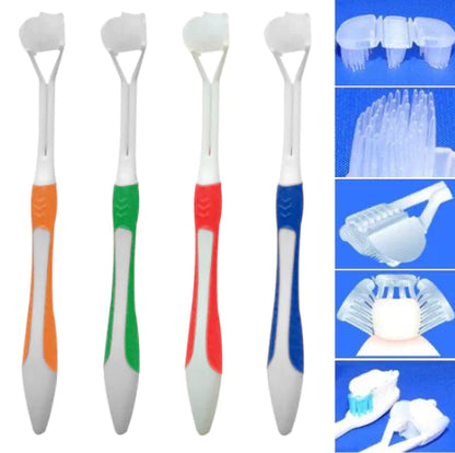 Trehodet tannbørste