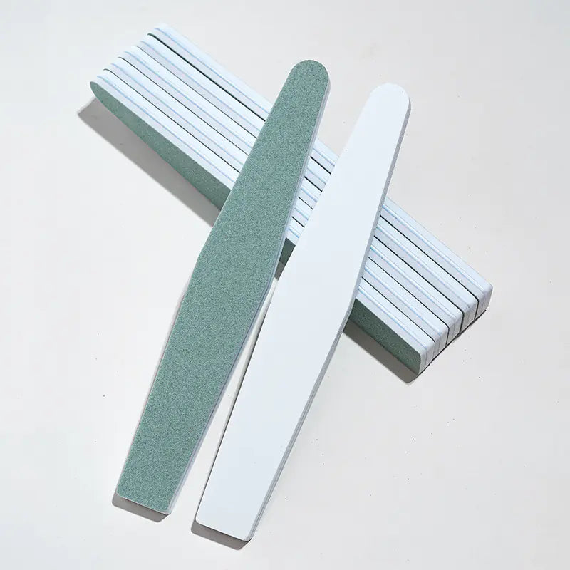 Hvit & grønn poleringsfil