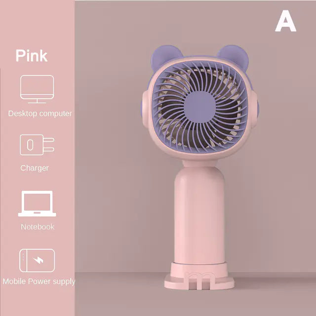 Kawaii Mini håndholdt vifte