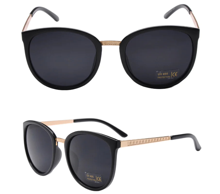 Runde solbriller for kvinner
