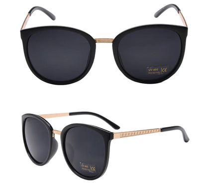 Runde solbriller for kvinner