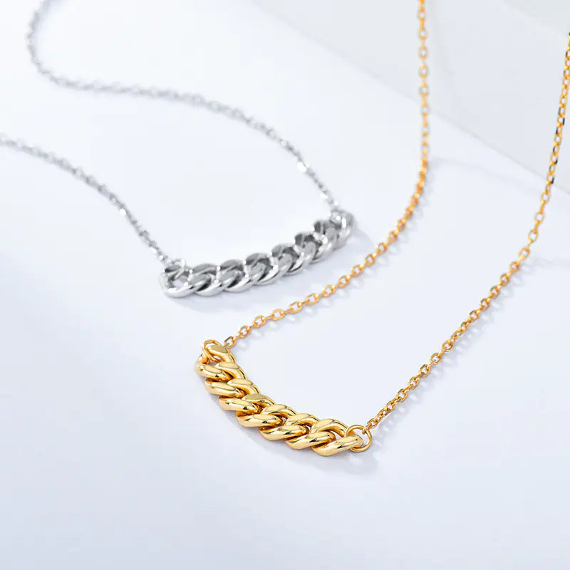 Minimalistisk Metal Kjedehalskjede