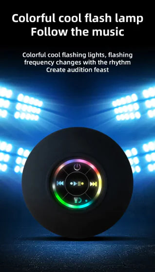 Bluetooth høyttaler med sugekopp