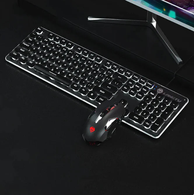 Tastatur med led-lys
