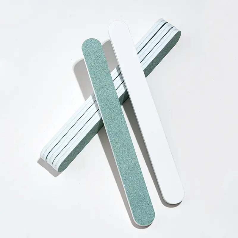 Hvit & grønn poleringsfil