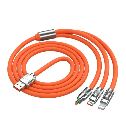 3-i-1 USB hurtiglader kabel