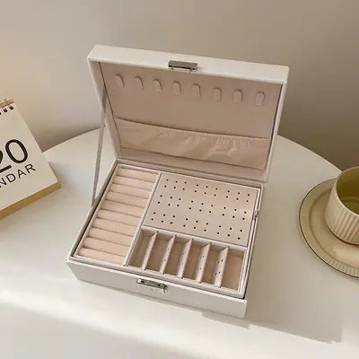 Multilags smykkeoppbevaringsboks med lås