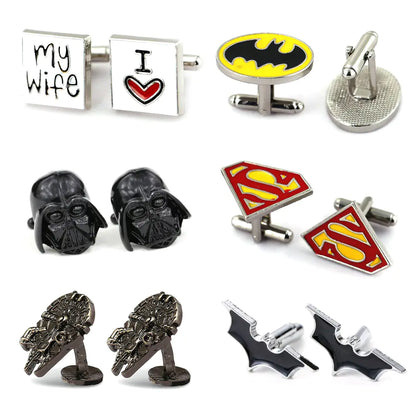 Stilige Mansjettknapper med motiv