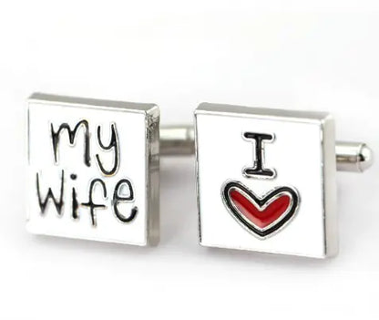 Stilige Mansjettknapper med motiv