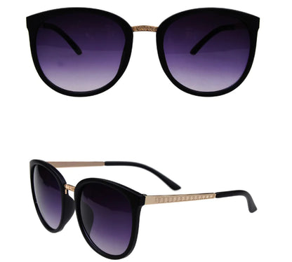 Runde solbriller for kvinner