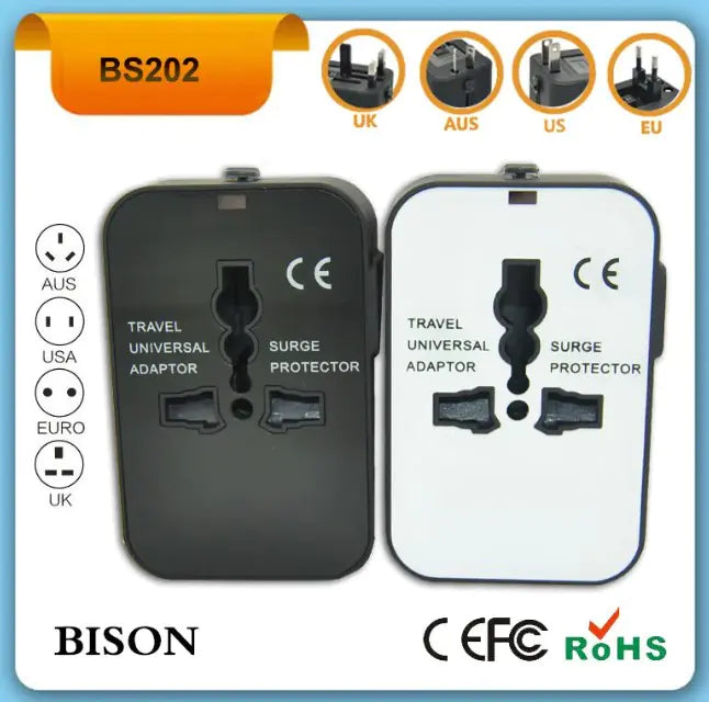 Universal reiseadapter med dual USB – lad flere enheter samtidig