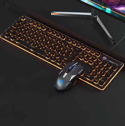 Tastatur med led-lys