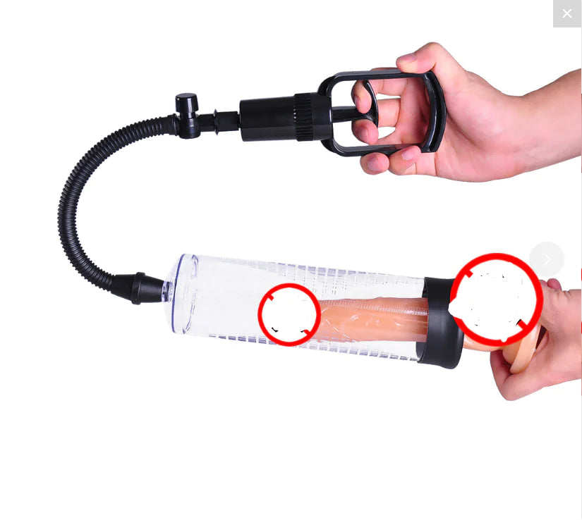 Penispumpe med vakuumfunksjon