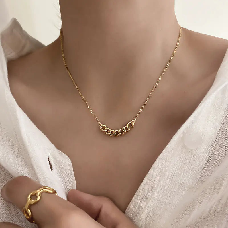 Minimalistisk Metal Kjedehalskjede
