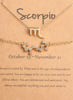 Stjernetegn smykkesett