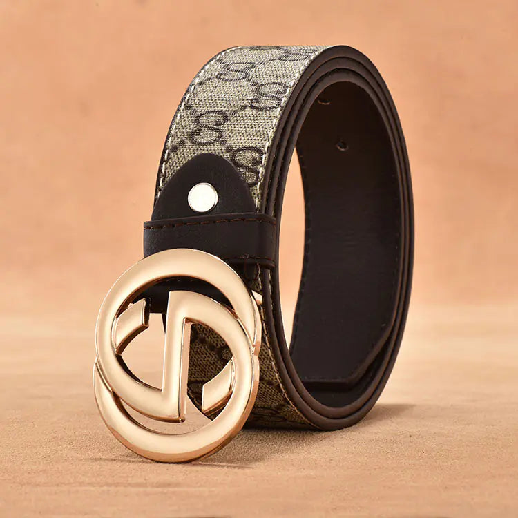 Stilfullt skinnbelte