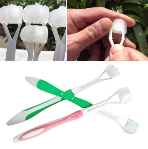 Trehodet tannbørste