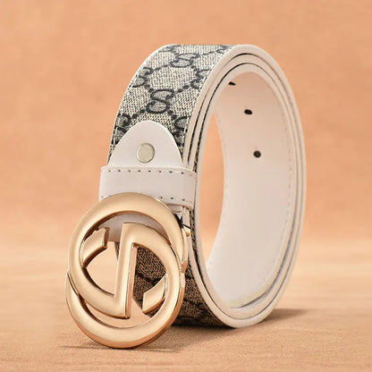 Stilfullt skinnbelte