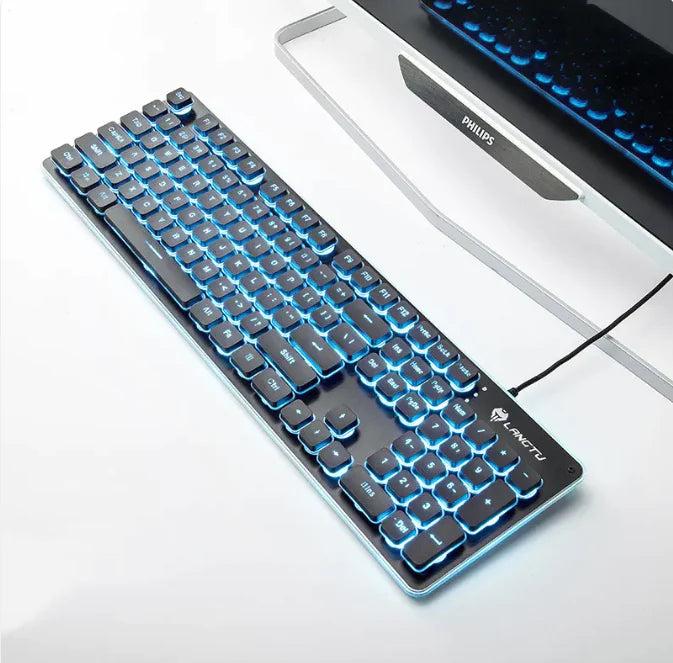 Tastatur med led-lys