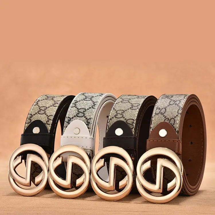 Stilfullt skinnbelte