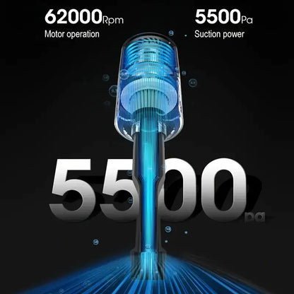 Håndholdt støvsuger med super sugeevne