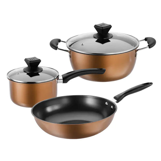 Premium Støpejern Cookware Set – 3 stk