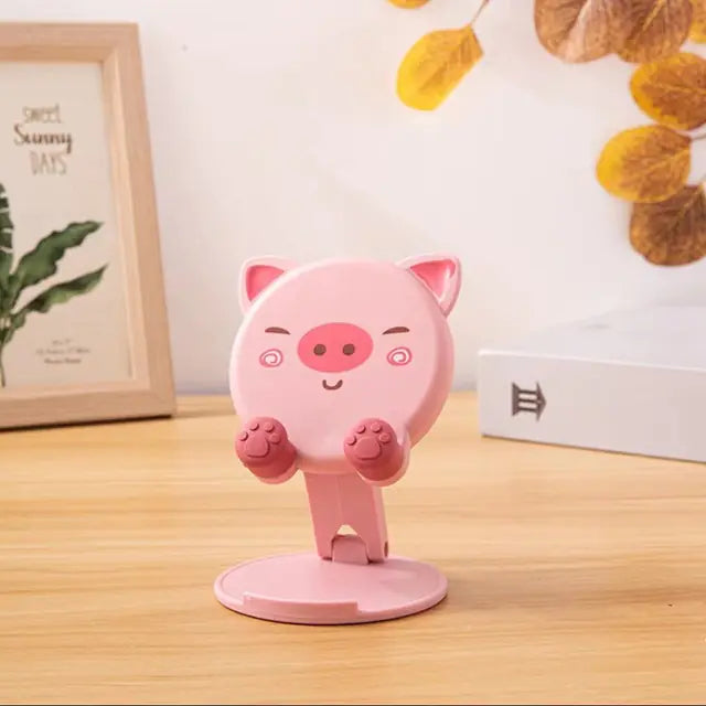 Sammenleggbar telefonholder med søtt design