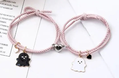 Spøkelses Emoji Pararmbånd