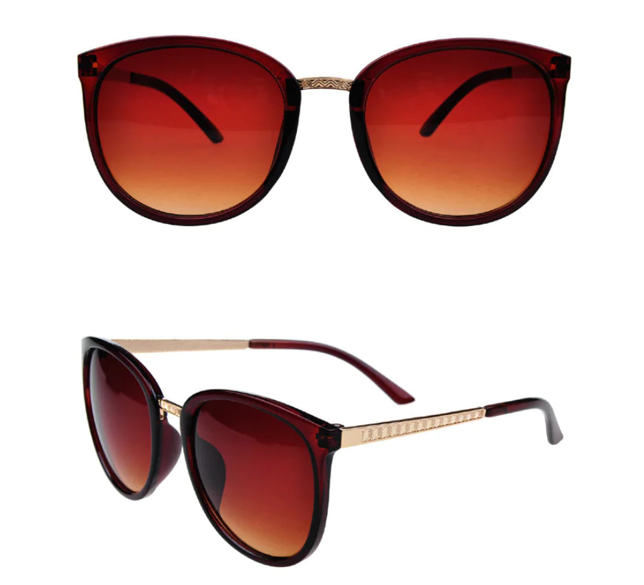 Runde solbriller for kvinner