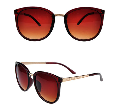 Runde solbriller for kvinner