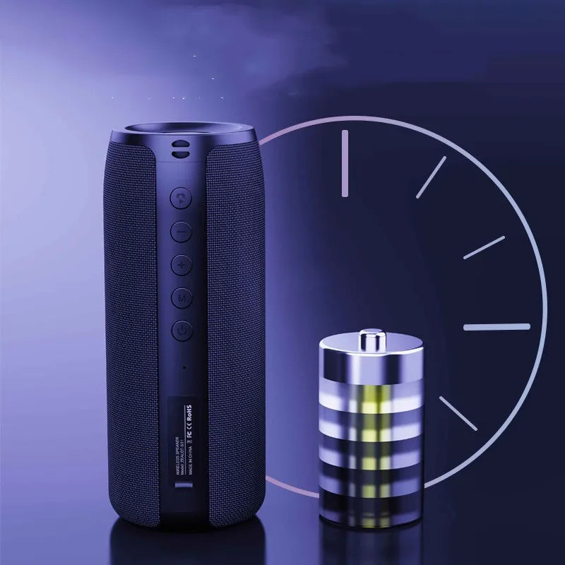 Trådløs bluetooth høyttaler med fabric subwoofer