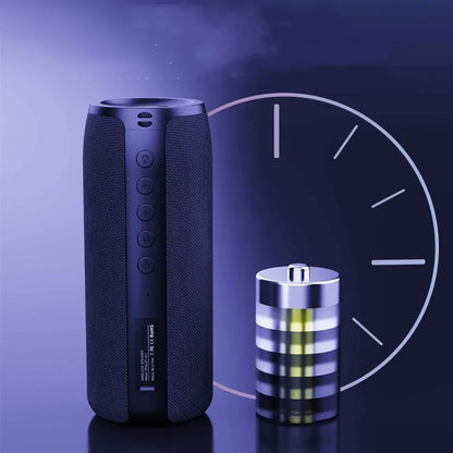 Trådløs bluetooth høyttaler med fabric subwoofer