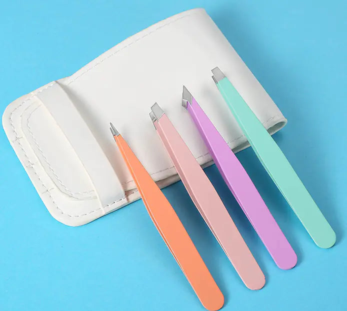 Øyebrynssett med pinsetter