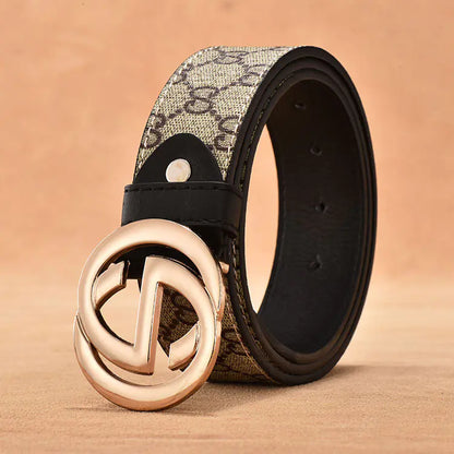 Stilfullt skinnbelte