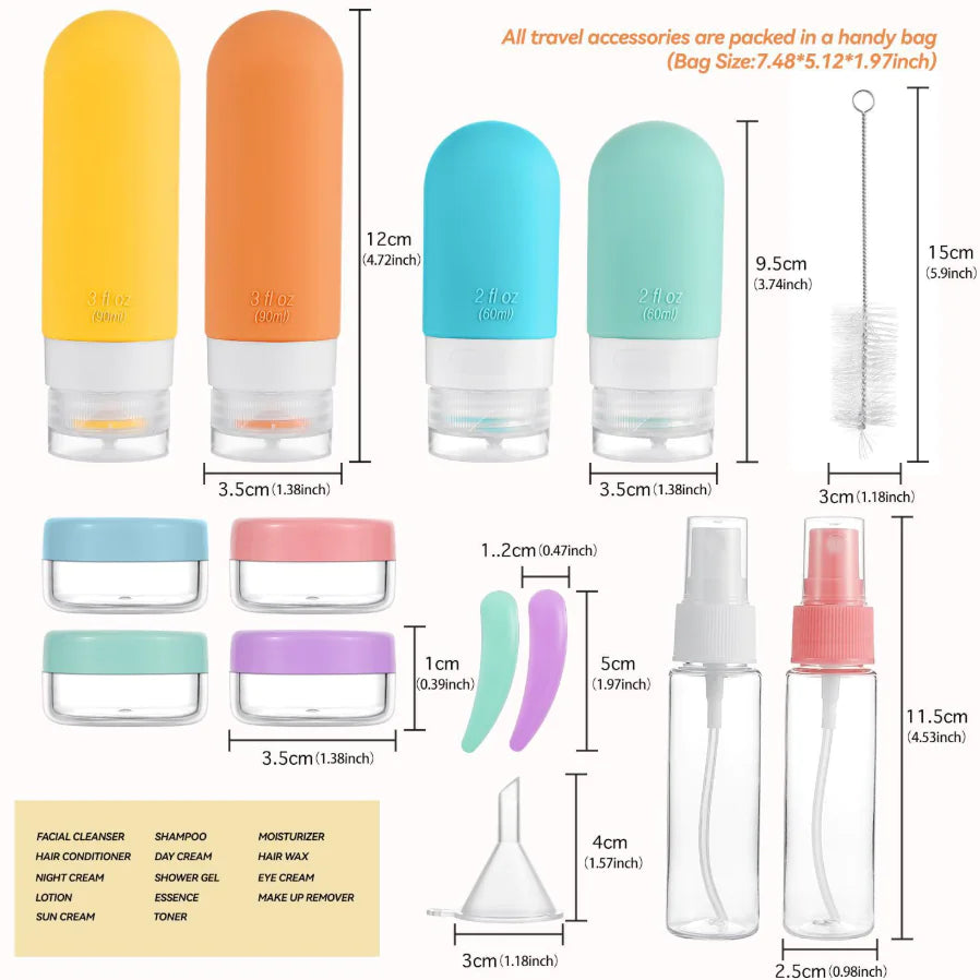 Oppbevaringsflasker til reise