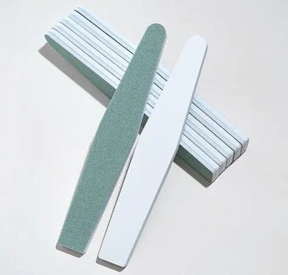 Hvit & grønn poleringsfil