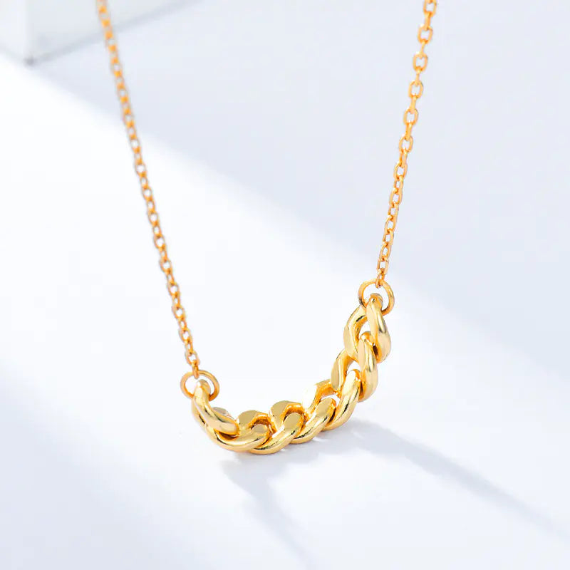 Minimalistisk Metal Kjedehalskjede